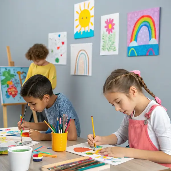 Creative Art Camp: Painting & Drawing (Ages 5-8)